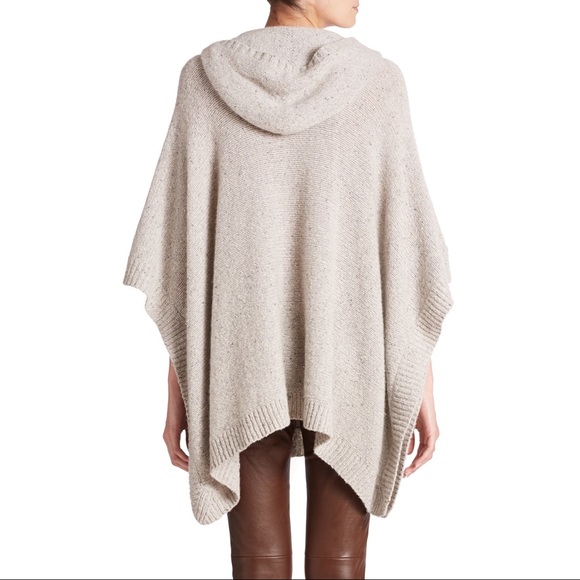 Ralph Lauren Black Label Donegal Cashmere Hooded Poncho - Picture 2 of 8